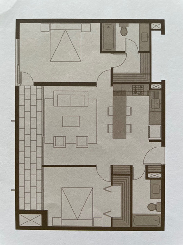 Arriendo Departamento O 2D en suite Walk-in cl&oacute;set 2B 1E 1B  - Providencia