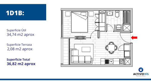 Venta Departamento S 1D 1B Metro Irarr&aacute;zaval - &Ntilde;u&ntilde;oa