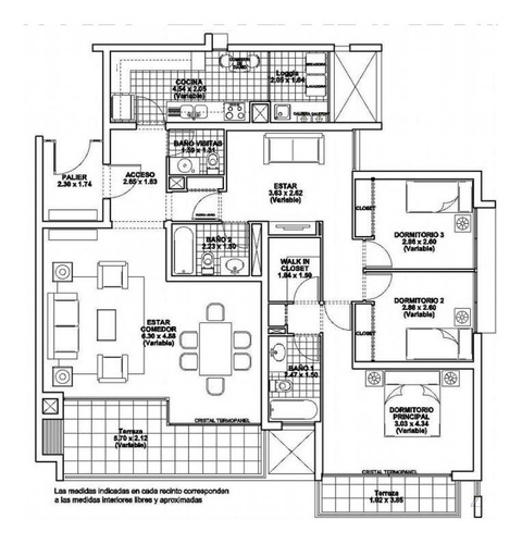 Venta Departamento SO 3D en suite Walk-in cl&oacute;set 3B 2E 1B La Dehesa - Lo Barnechea