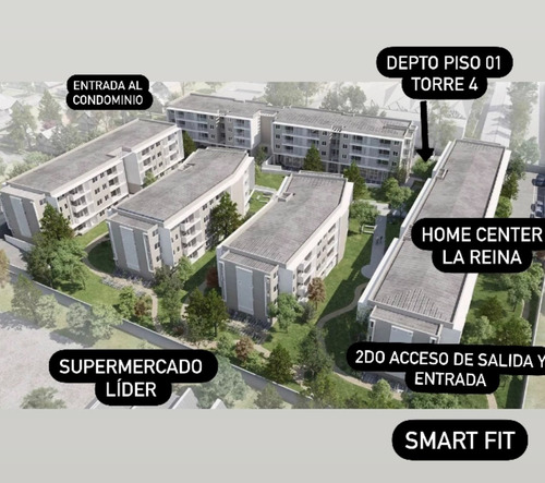 Arriendo Departamento O 3D en suite 2B 1E 1B Pepe Vila - La Reina
