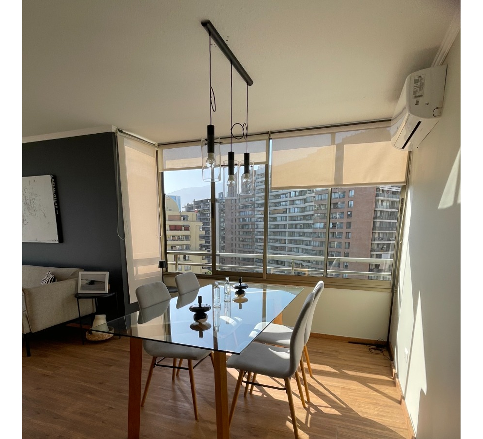 Arriendo Departamento NO 2D en suite 2B 1E Metro Escuela Militar - Las Condes