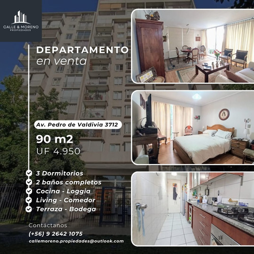 Venta Departamento NO 3D en suite Walk-in cl&oacute;set 2B 1E 1B Metro &Ntilde;u&ntilde;oa - &Ntilde;u&ntilde;oa