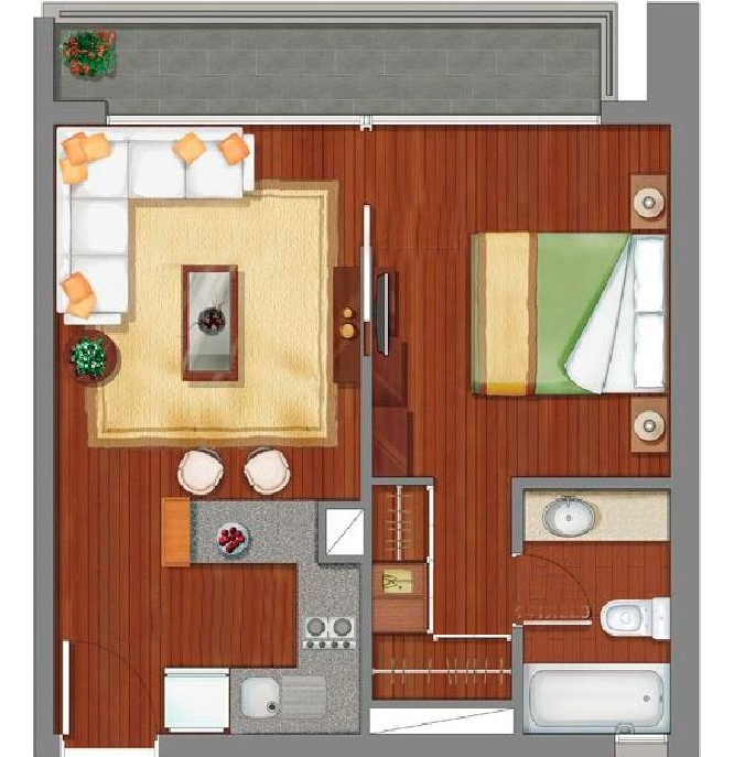 Venta Departamento SO 1D 1B 1E 1Bd Pedro de Valdivia - Providencia