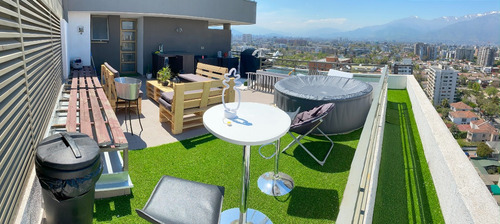 Arriendo Departamento SO 2D en suite Walk-in cl&oacute;set 2B 1E Metro Monse&ntilde;or Eyzaguirre - &Ntilde;u&ntilde;oa