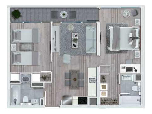 Venta Departamento 2D 2B 1E Metro &Ntilde;u&ntilde;oa - &Ntilde;u&ntilde;oa