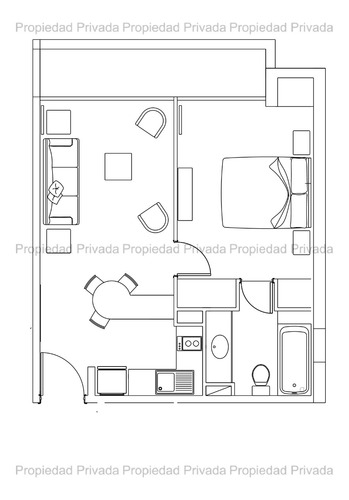 Venta Departamento SP 1D en suite 1B 1B Salvador - Providencia