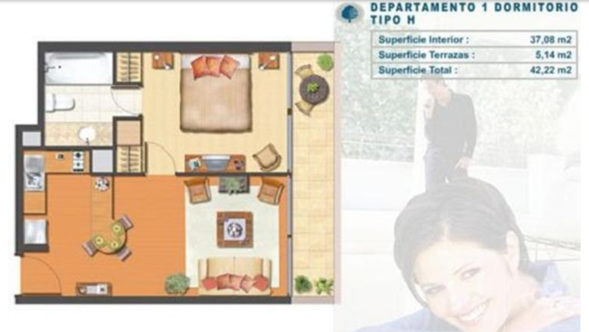 Venta Departamento SP 1D en suite 1B 1Bd Salvador - Providencia