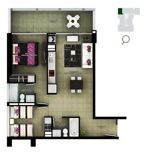 Arriendo Departamento O 2D en suite Walk-in cl&oacute;set 2B 1E 1B Metro Hernando de Magallanes - Las Condes