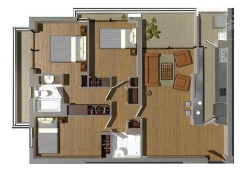 Arriendo Departamento NO 3D 2B 1E 1B Parque Juan XXIII - &Ntilde;u&ntilde;oa