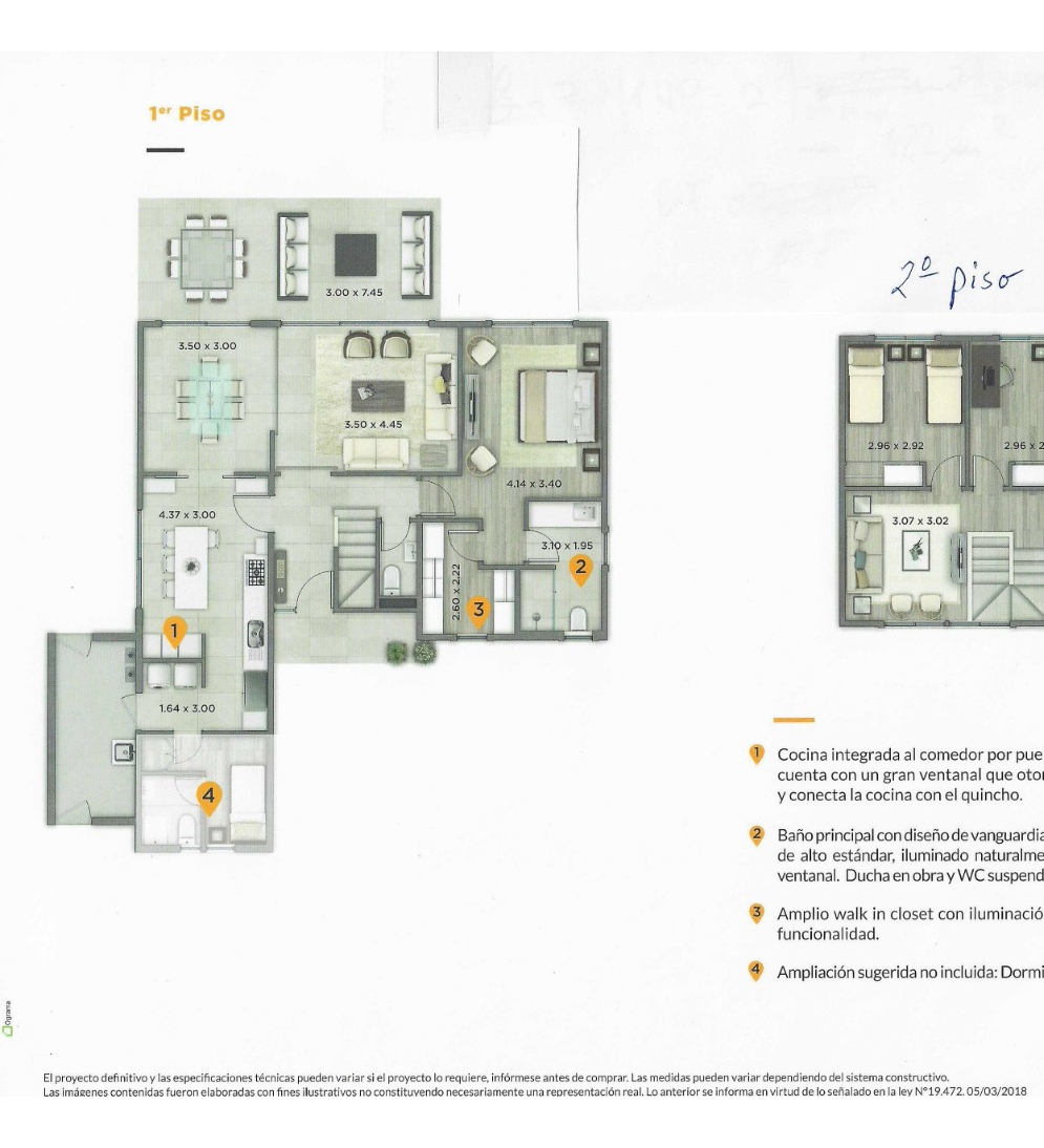 Venta Casa NO 3D en suite Walk-in cl&oacute;set 3B 3E Chicureo - Colina