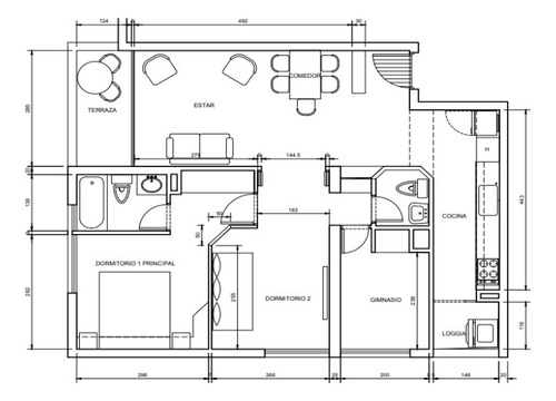 Venta Departamento SP 2D 2B 1E 1B Parque San Eugenio - Metro &Ntilde;uble - &Ntilde;u&ntilde;oa