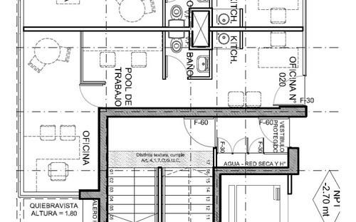 Venta Oficina P 1B 1E  - Las Condes