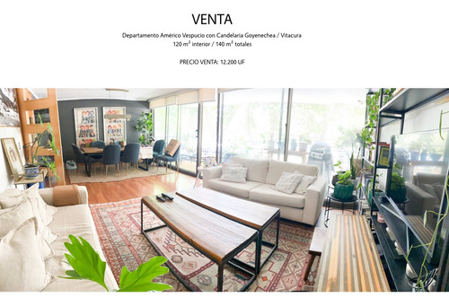 Venta Departamento O 2D en suite Walk-in cl&oacute;set 3B 2E 1B Parque Bicentenario - Vitacura