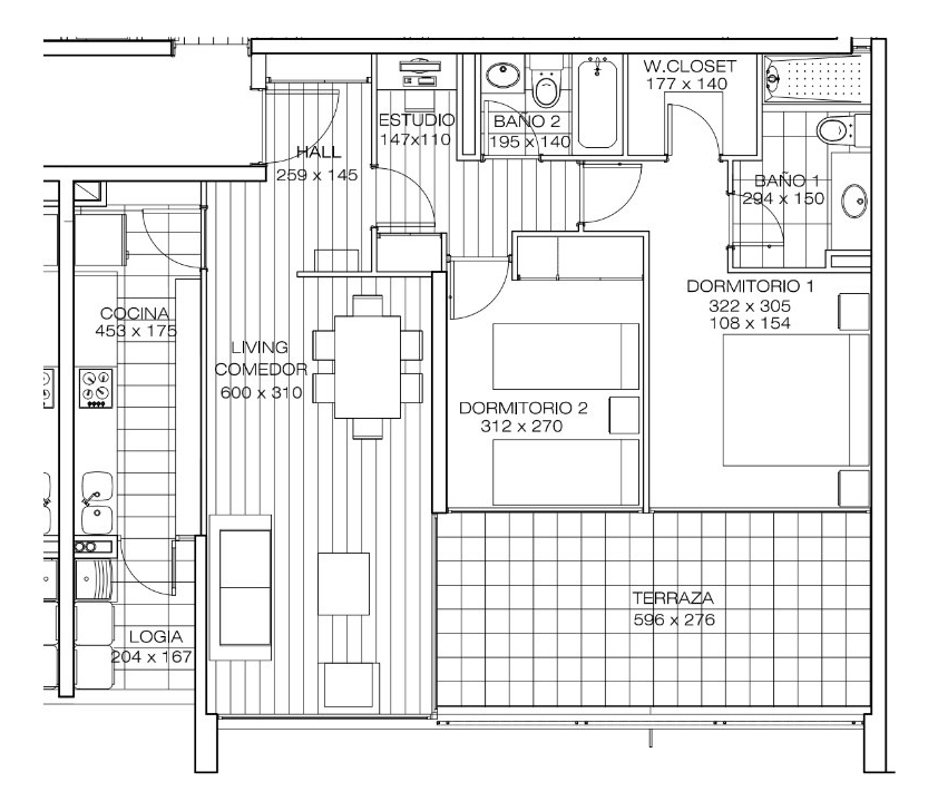 Venta Departamento O 2D en suite Walk-in cl&oacute;set 2B 2E 1Bd Plaza San Enrique - Lo Barnechea