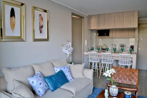 Arriendo Departamento O 2D en suite 2B 1E Metro Hernando de Magallanes - Las Condes